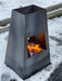 Fire Pit X - Chiminea - Large Metal Log Burner Fire Pit Outdoor