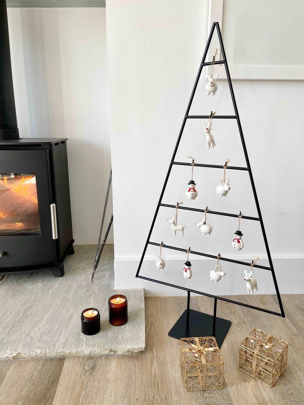 Metal Standing Christmas Tree Large UK — Rose And Walker