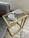 Glass Sofa Side End Table