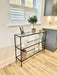 Glass Console Table - 3 Tier