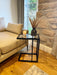 Glass Sofa Side End Table